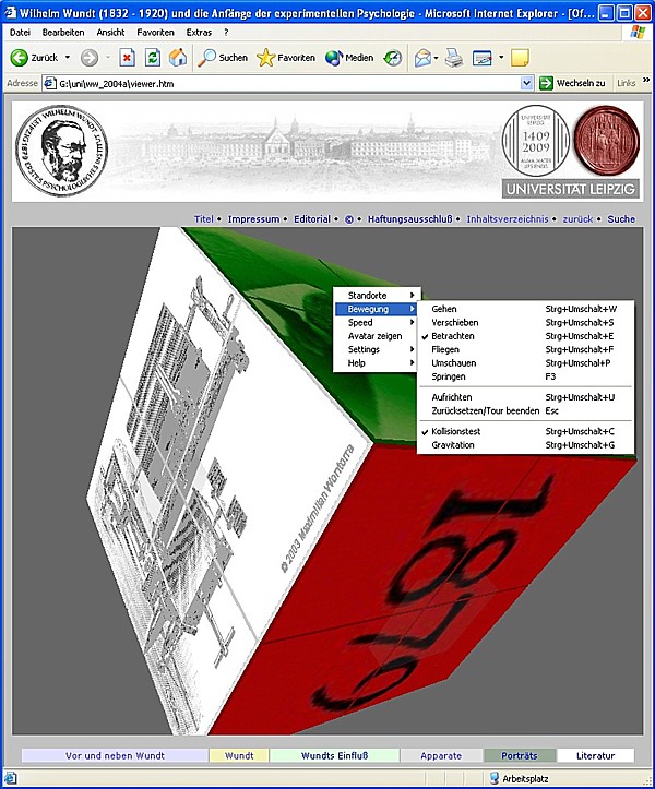 Blaxxun Contact als Plugin im IE 6.0