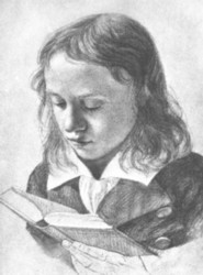 G. Th. Fechner im Alter von 16, gezeichnet v. seinem Bruder Eduard